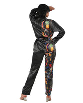 PLAIN & FLORAL SATIN SET